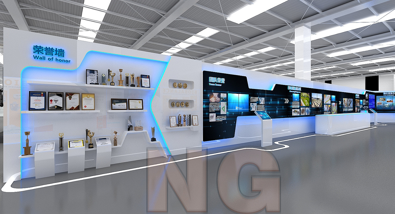 工业之美，文化之韵——企业工厂文化长廊3D效果图营销策划方案